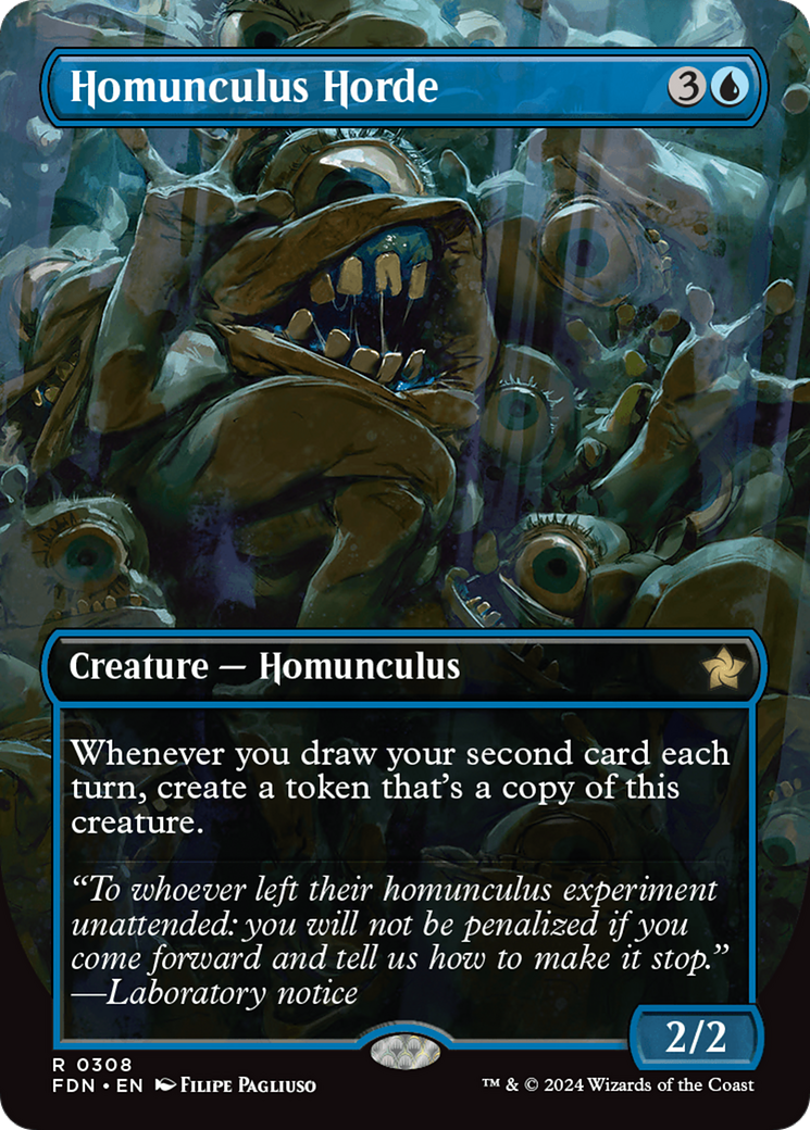 Homunculus Horde (Borderless) [Foundations] | Chromatic Games