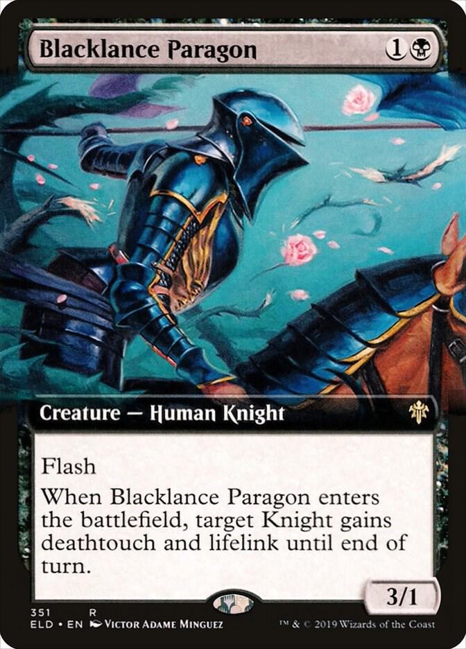 Blacklance Paragon 351/269 (Throne of Eldraine)  - Extended Art | Chromatic Games