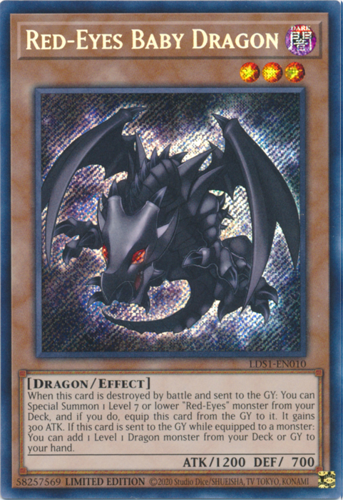 Red-Eyes Baby Dragon [LDS1-EN010] Secret Rare | Chromatic Games