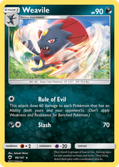 Weavile (86/147) [Sun & Moon: Burning Shadows] | Chromatic Games