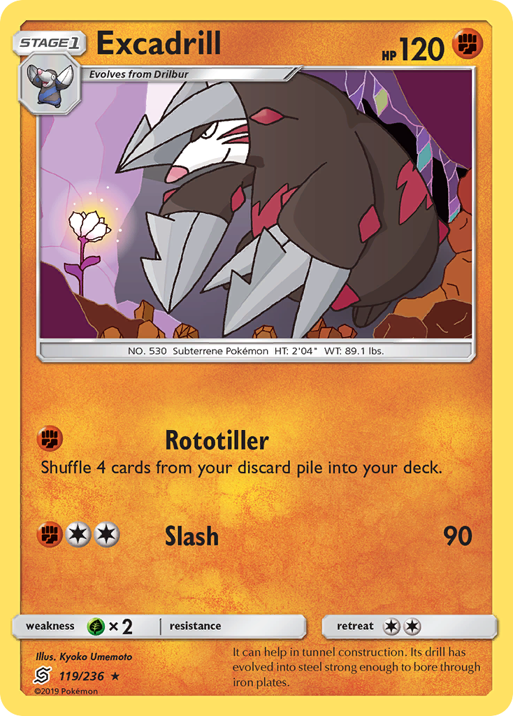 Excadrill (119/236) [Sun & Moon: Unified Minds] | Chromatic Games