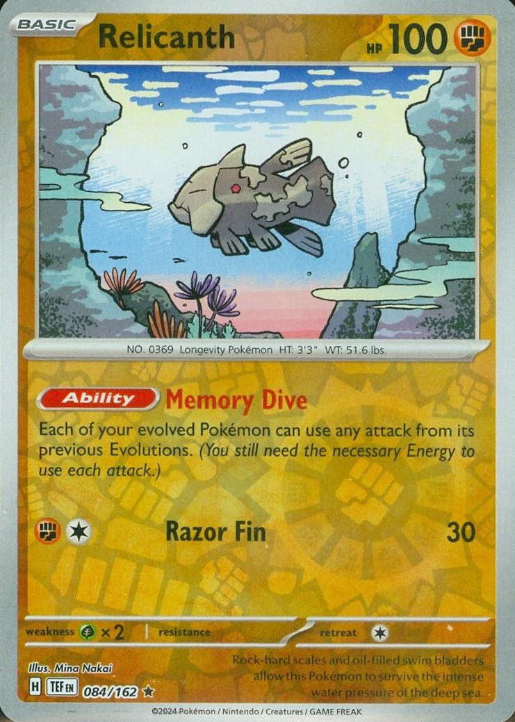 Relicanth (084/162) [Scarlet & Violet: Temporal Forces] | Chromatic Games