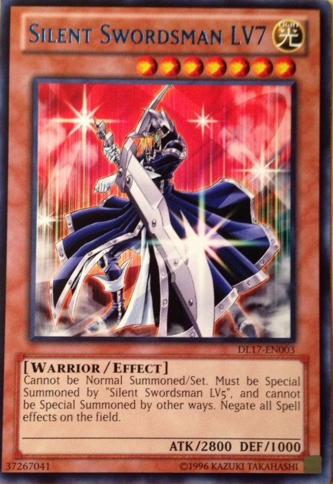 Silent Swordsman LV7 (Blue) [DL17-EN003] Rare | Chromatic Games
