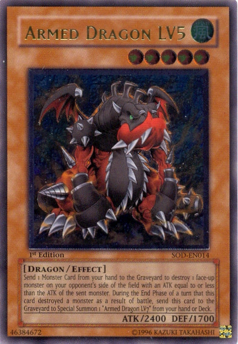 Armed Dragon LV5 [SOD-EN014] Ultimate Rare | Chromatic Games