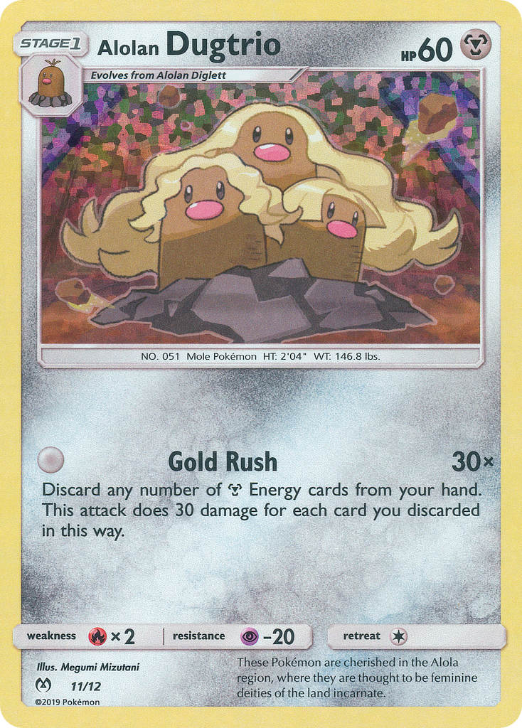 Alolan Dugtrio (11/12) [McDonald's Promos: 2019 Collection] | Chromatic Games