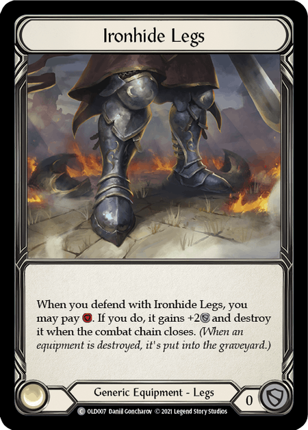 Ironhide Legs [OLD007] (Tales of Aria Oldhim Blitz Deck)  1st Edition Normal | Chromatic Games