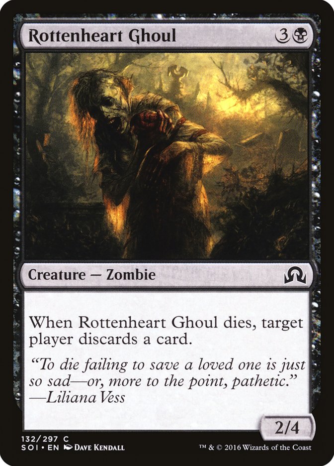 Rottenheart Ghoul 132/297 (Shadows over Innistrad)  | Chromatic Games