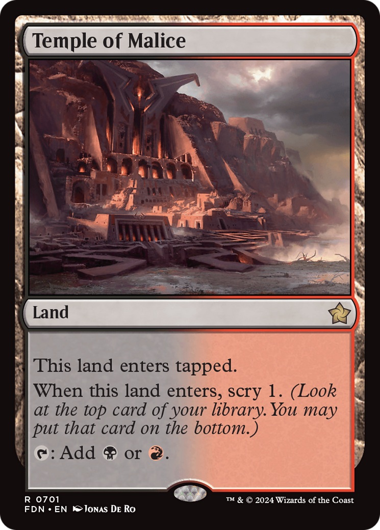 Temple of Malice [Foundations] | Chromatic Games