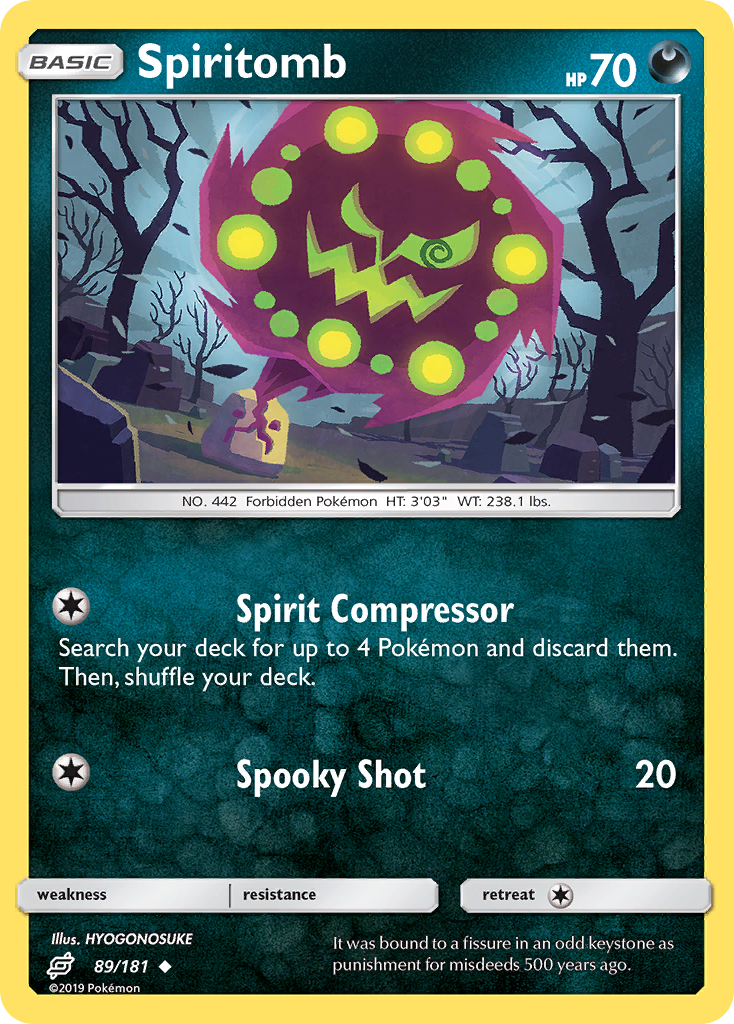 Spiritomb (89/181) [Sun & Moon: Team Up] | Chromatic Games