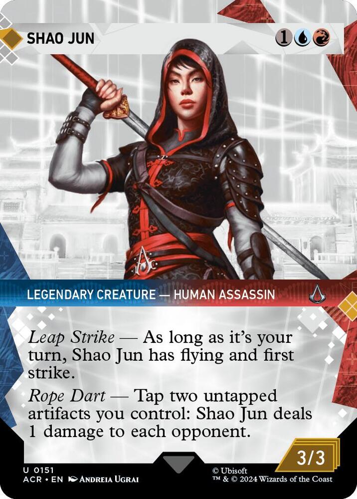 Shao Jun 151 (Universes Beyond: Assassin's Creed)  - Showcase Foil | Chromatic Games