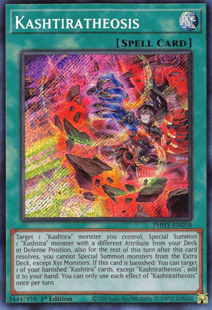 Kashtiratheosis [PHHY-EN058] Secret Rare | Chromatic Games