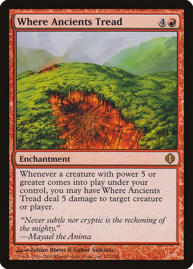 Where Ancients Tread 122/249 (Shards of Alara)  - Foil | Chromatic Games