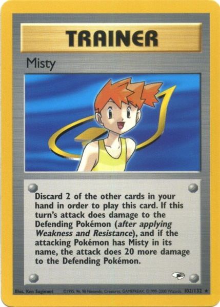 Misty (102/132) [Gym Heroes Unlimited] | Chromatic Games