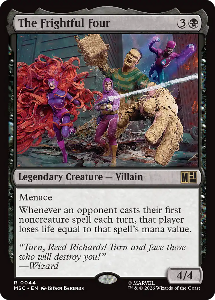 The Frightful Four (Surge Foil) [Marvel Super Heroes Commander] | Chromatic Games