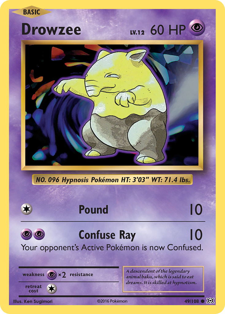 Drowzee (49/108) [XY: Evolutions] | Chromatic Games