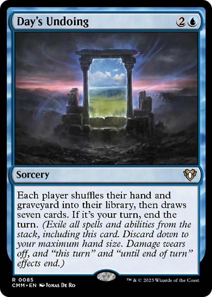 Day's Undoing [Commander Masters] | Chromatic Games