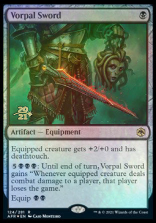 Vorpal Sword [Dungeons & Dragons: Adventures in the Forgotten Realms Prerelease Promos] | Chromatic Games