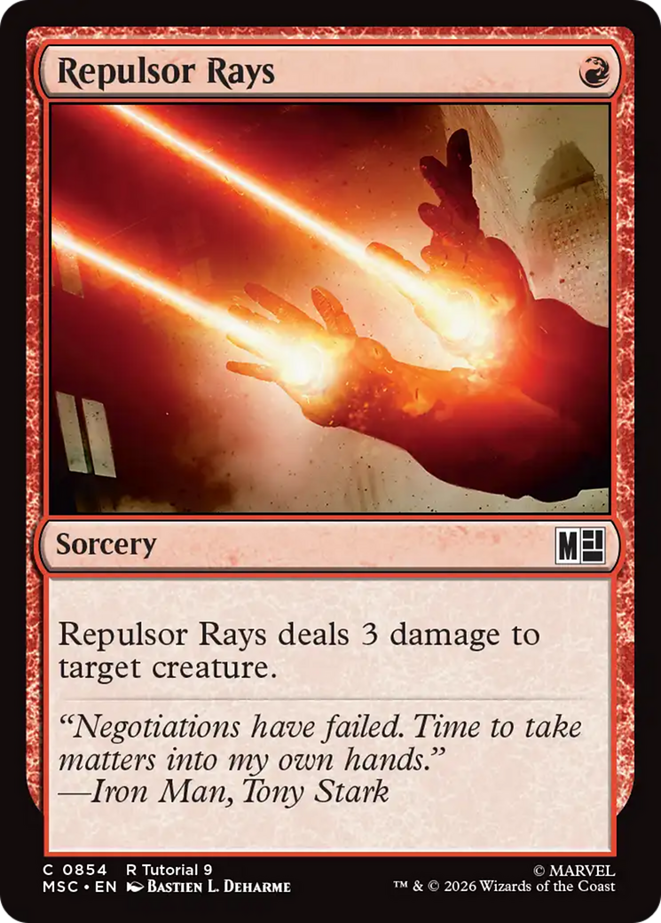 Repulsor Rays [Marvel Super Heroes Commander] | Chromatic Games
