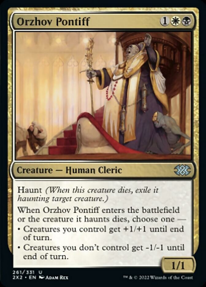 Orzhov Pontiff [Double Masters 2022] | Chromatic Games