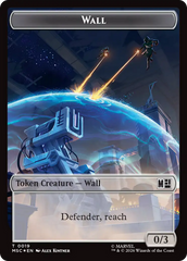 Copy (017) // Wall (019) Double-Sided Token (Surge Foil) [Marvel Super Heroes Commander Tokens] | Chromatic Games