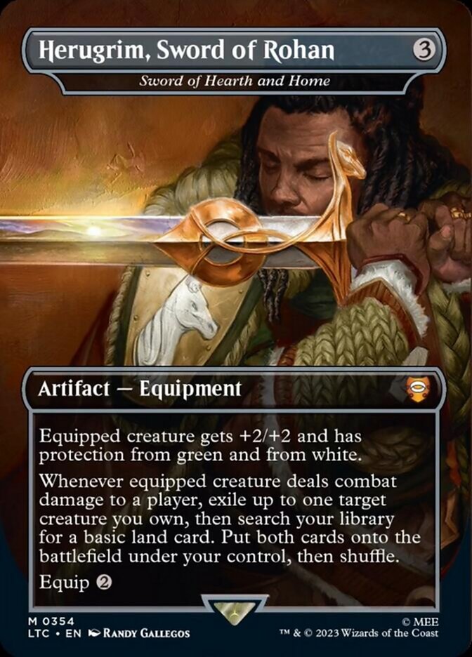 Herugrim, Sword of Rohan - Sword of Hearth and Home [The Lord of the Rings: Tales of Middle-Earth Commander] | Chromatic Games