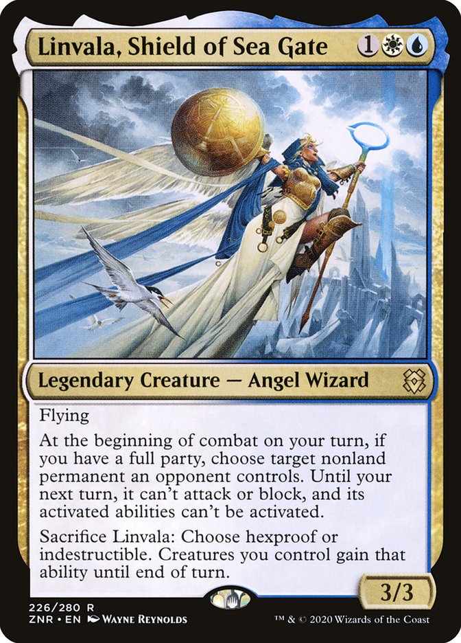 Linvala, Shield of Sea Gate 226 (Zendikar Rising)  | Chromatic Games
