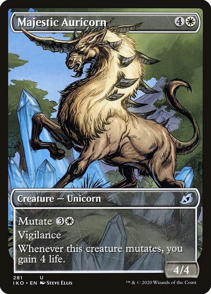Majestic Auricorn 281/274 (Ikoria: Lair of Behemoths)  - Showcase | Chromatic Games