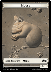 Mouse // Food (0012) Double-Sided Token [Wilds of Eldraine Tokens] | Chromatic Games