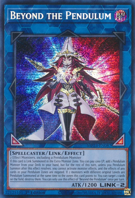 Beyond the Pendulum [MP23-EN087] Prismatic Secret Rare | Chromatic Games