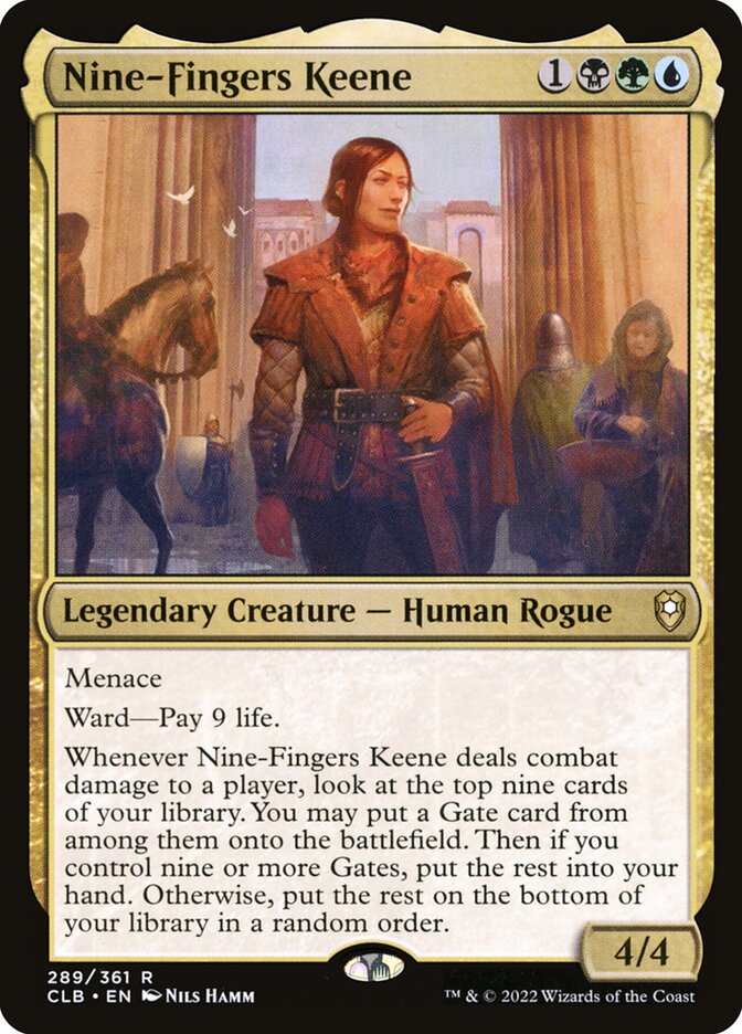 Nine-Fingers Keene 289 (Commander Legends: Battle for Baldur's Gate)  | Chromatic Games