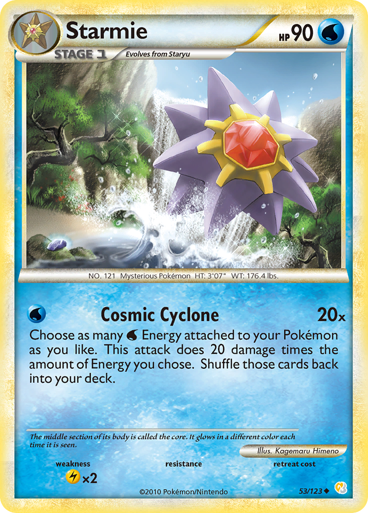 Starmie (53/123) [HeartGold & SoulSilver: Base Set] | Chromatic Games