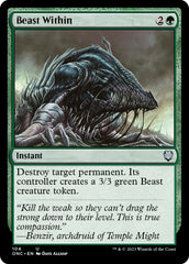 Beast Within [Phyrexia: All Will Be One Commander] | Chromatic Games