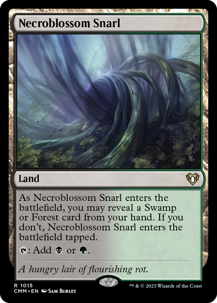 Necroblossom Snarl [Commander Masters] | Chromatic Games