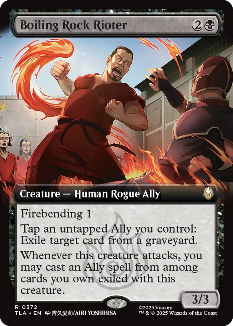 Boiling Rock Rioter (Extended Art) [Avatar: The Last Airbender] | Chromatic Games