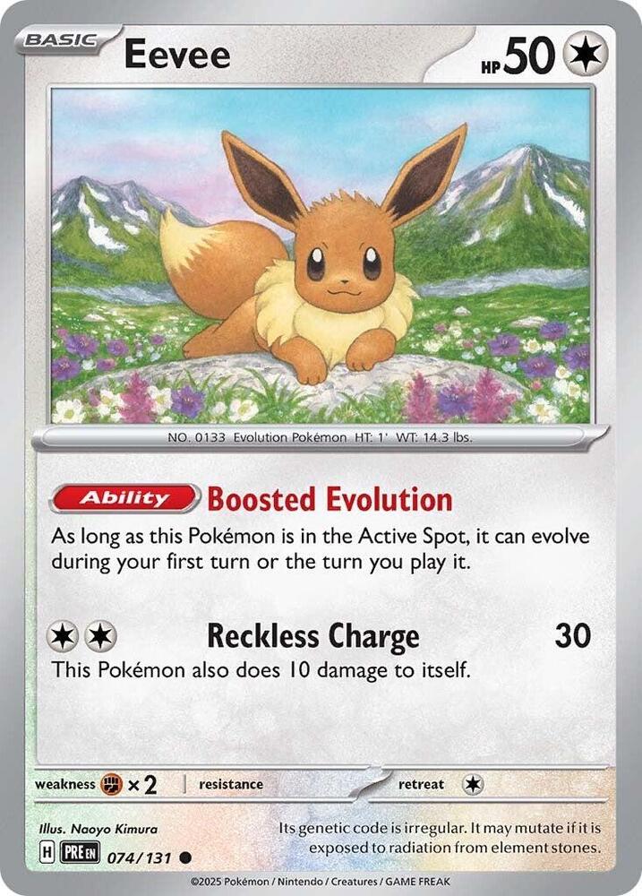 Eevee (074/131) [Scarlet & Violet: Prismatic Evolutions] | Chromatic Games