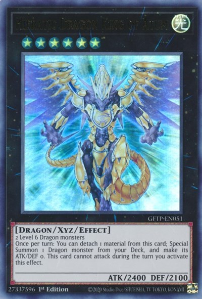Hieratic Dragon King of Atum [GFTP-EN051] Ultra Rare | Chromatic Games