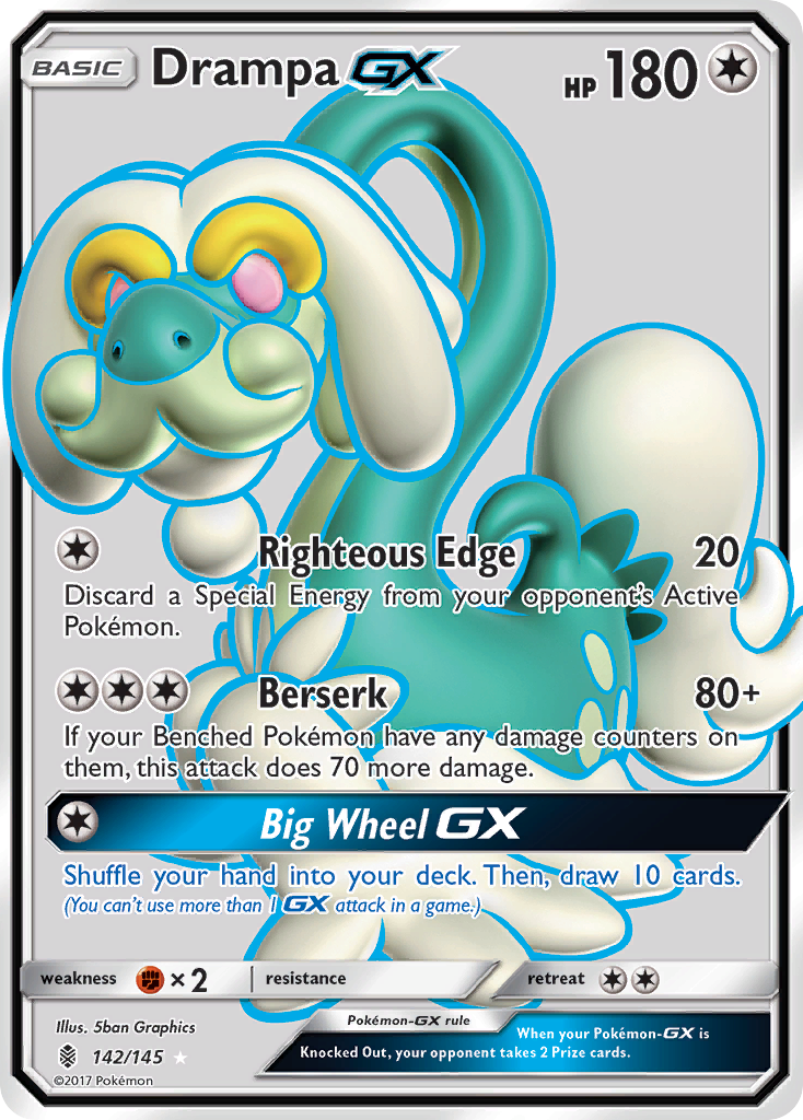 Drampa GX (142/145) [Sun & Moon: Guardians Rising] | Chromatic Games