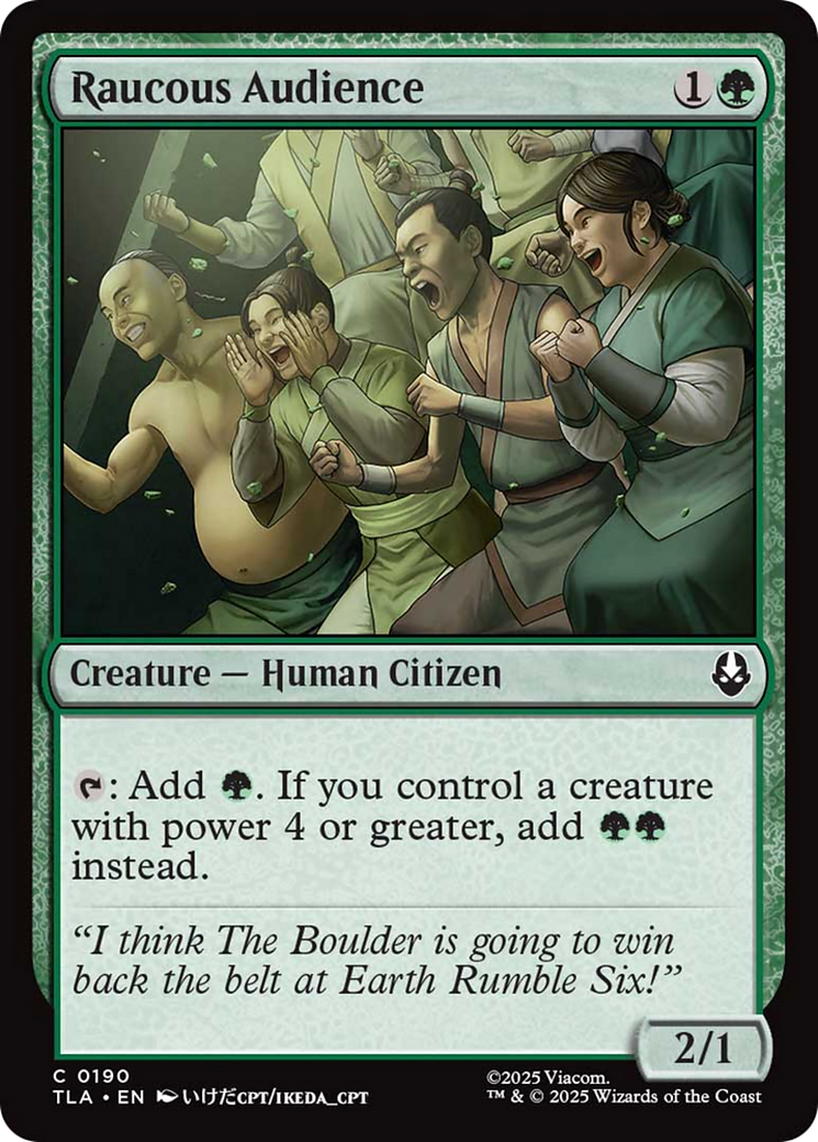 Raucous Audience [Avatar: The Last Airbender] | Chromatic Games