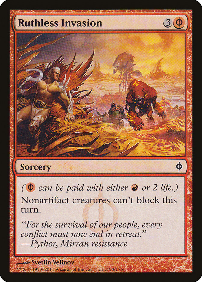 Ruthless Invasion 93/175 (New Phyrexia)  | Chromatic Games