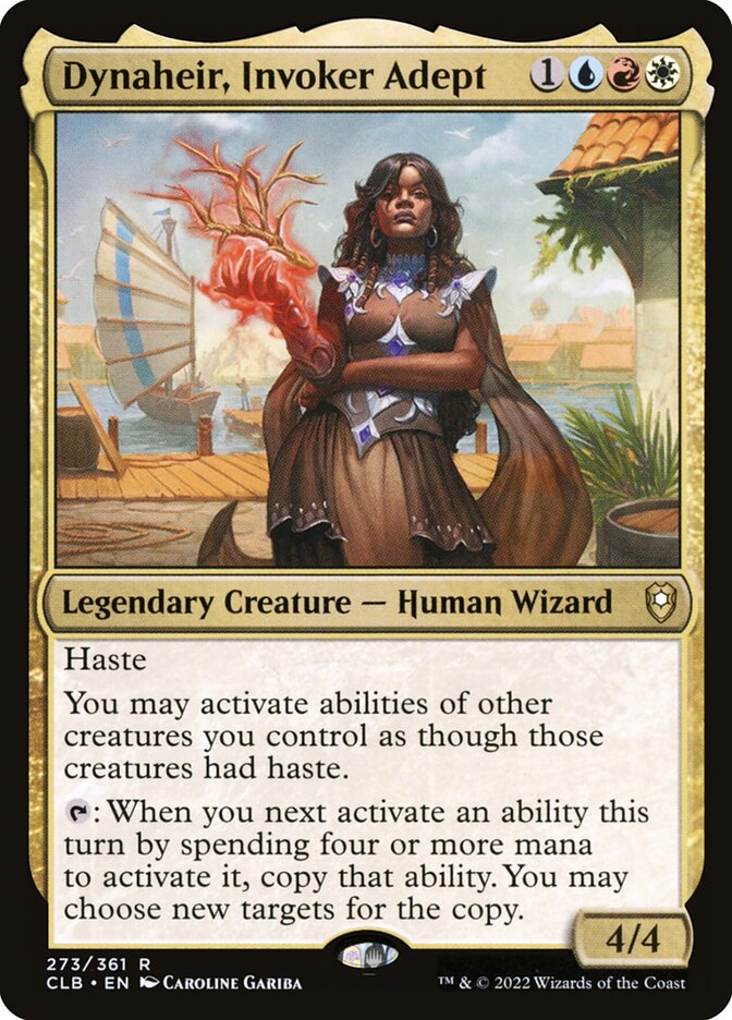 Dynaheir, Invoker Adept 273 (Commander Legends: Battle for Baldur's Gate)  | Chromatic Games