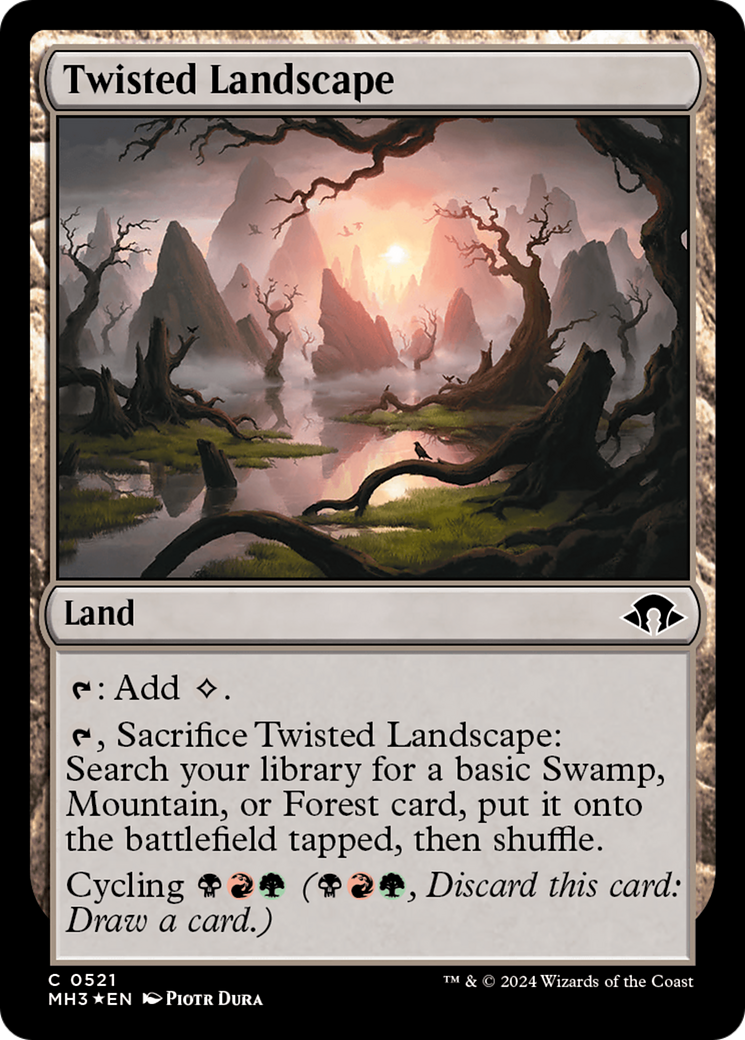 Twisted Landscape (Ripple Foil) [Modern Horizons 3] | Chromatic Games