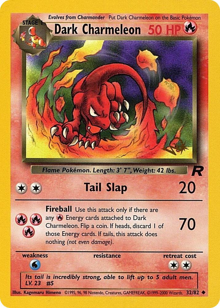 Dark Charmeleon W Stamped 32/82 (WoTC Promo)  | Chromatic Games