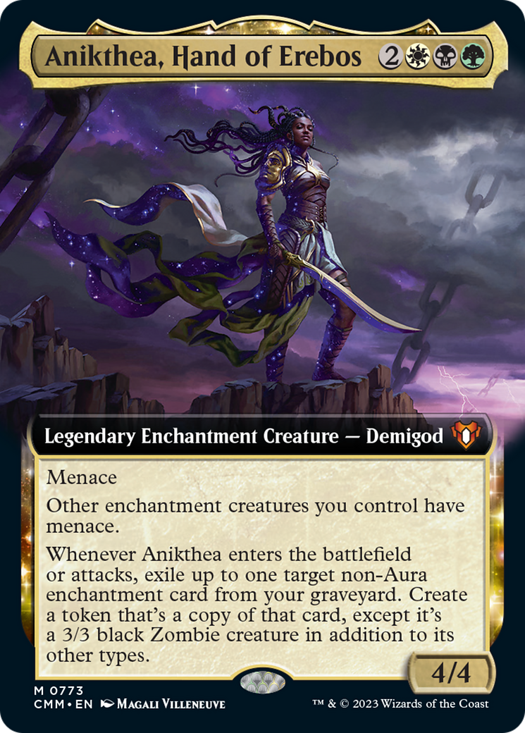 Anikthea, Hand of Erebos (Extended Art) [Commander Masters] | Chromatic Games