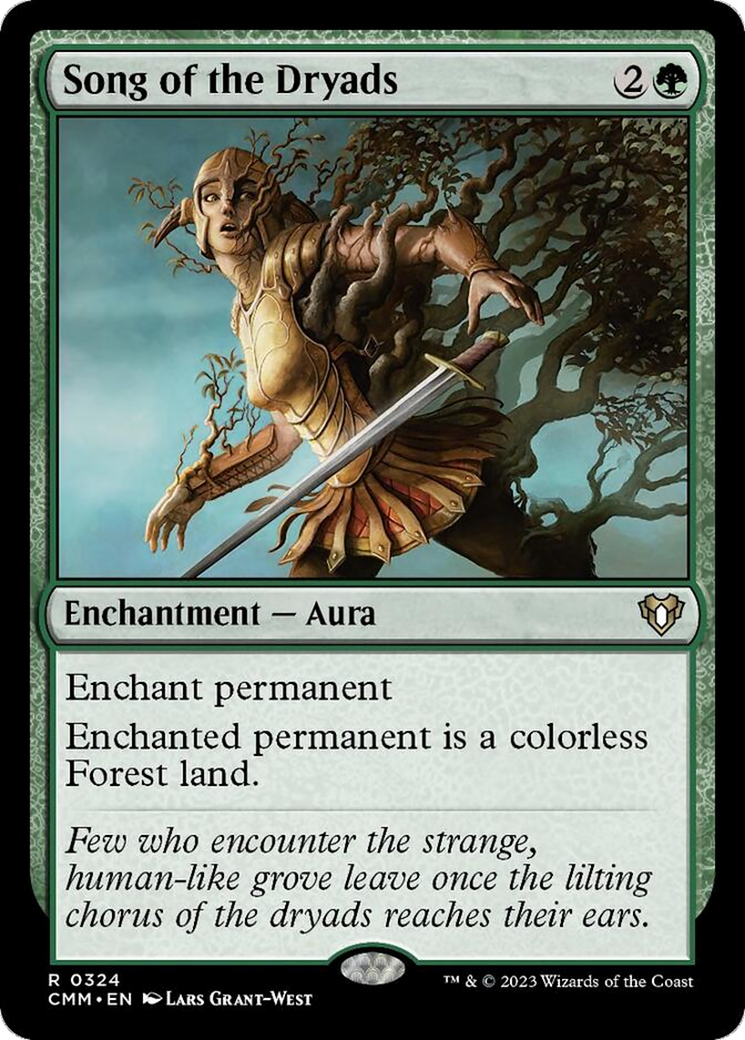 Song of the Dryads [Commander Masters] | Chromatic Games