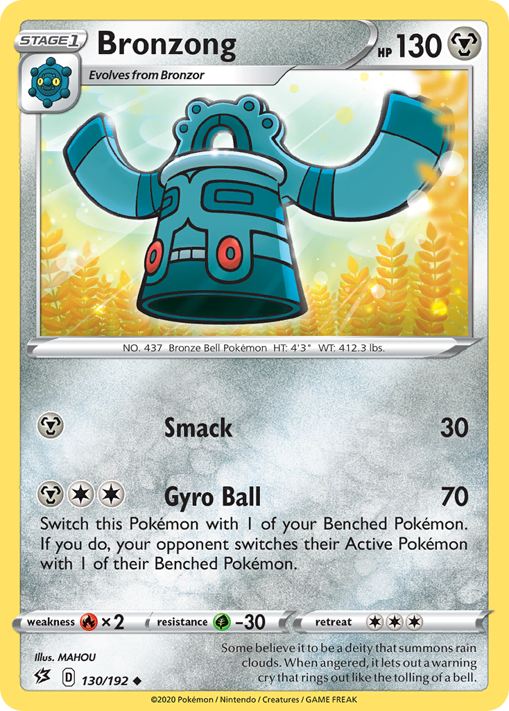 Bronzong (130/192) [Sword & Shield: Rebel Clash] | Chromatic Games