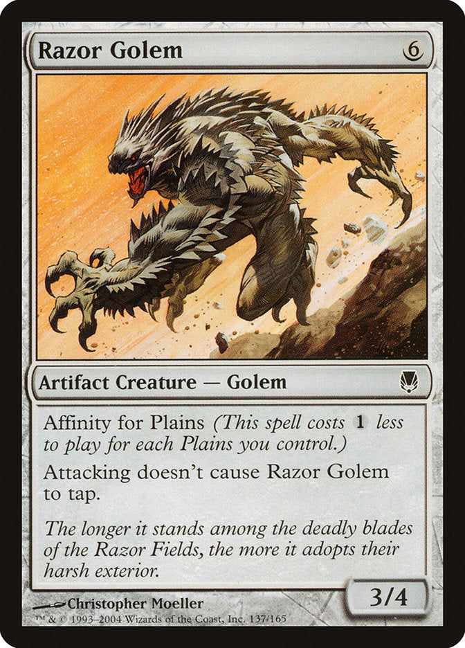 Razor Golem 137/165 (Darksteel)  | Chromatic Games
