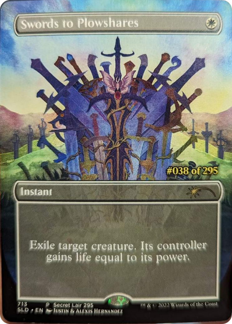 Swords to Plowshares (Serial Numbered) [Secret Lair Drop Series] | Chromatic Games