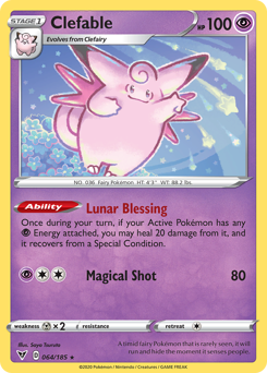 Clefable (064/185) [Sword & Shield: Vivid Voltage] | Chromatic Games