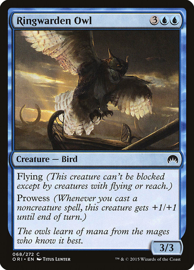 Ringwarden Owl 68/272 (Magic Origins)  | Chromatic Games