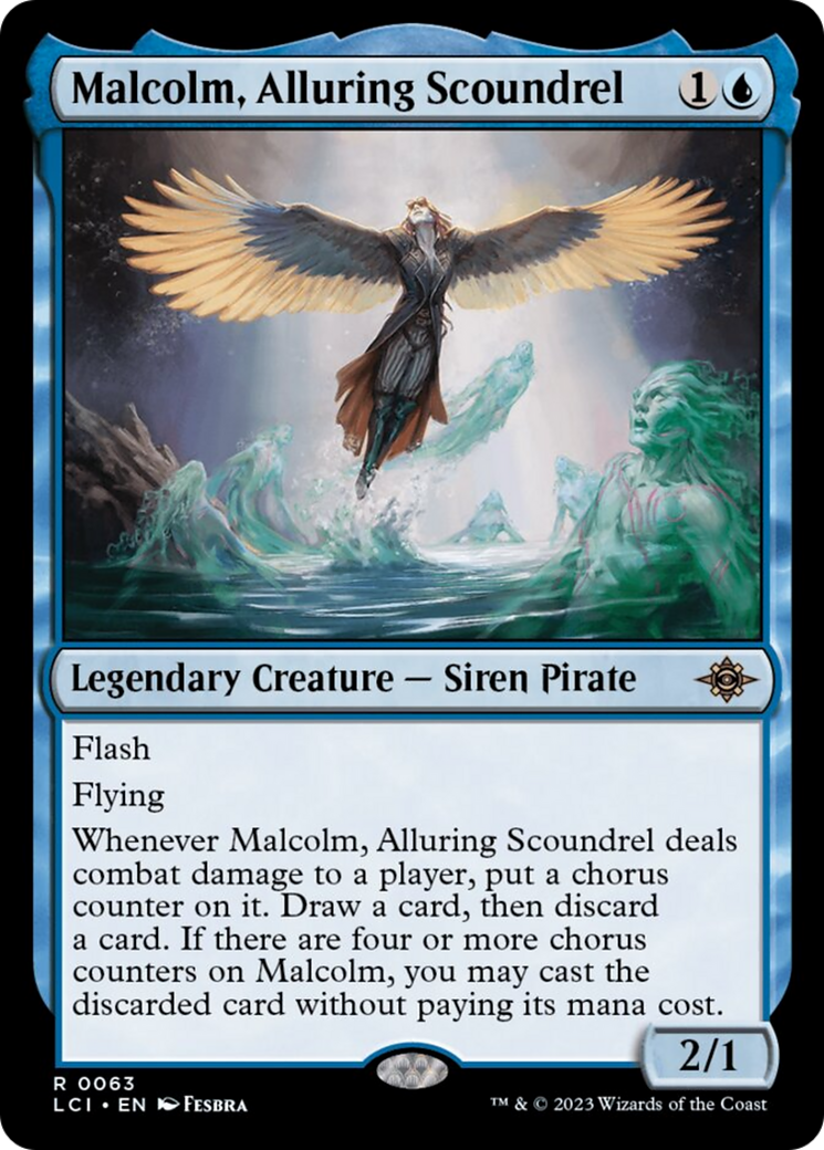 Malcolm, Alluring Scoundrel [The Lost Caverns of Ixalan] | Chromatic Games